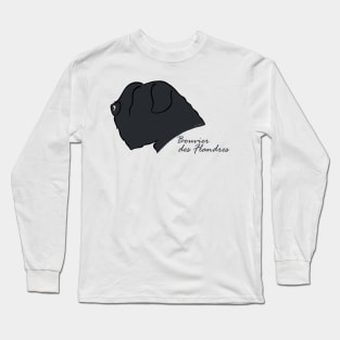 Bouvier des Flandres silhouette Long Sleeve T-Shirt